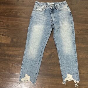 Zara Faded Denim Jeans